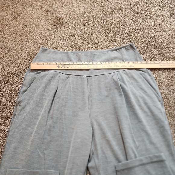 Athleta Elation Pant In Heather Green Size Large Tall - Picture 6 of 8